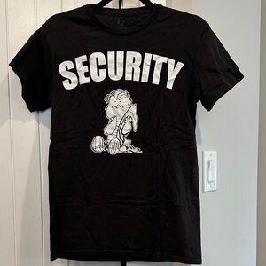 Black Security Graphic Tee